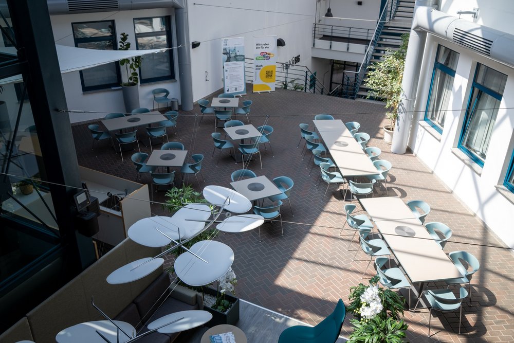 Bistro Atrium von oben